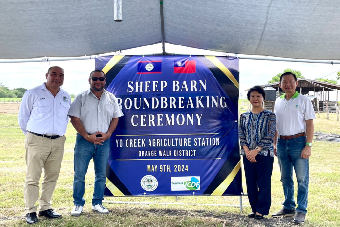 Taiwan ICDF introduces state-of-the-art sheep barn in Belize