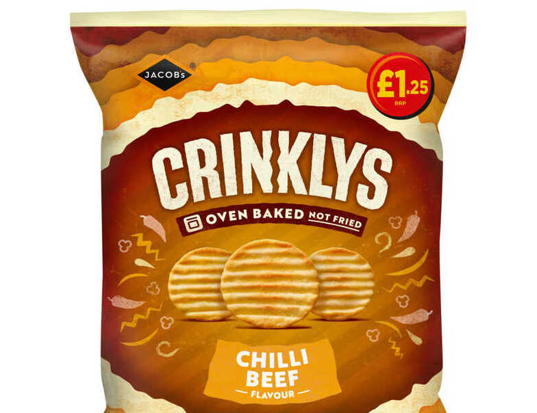 pladis expands appeal of Jacob’s Crinklys brand with a new tongue-tingling flavour