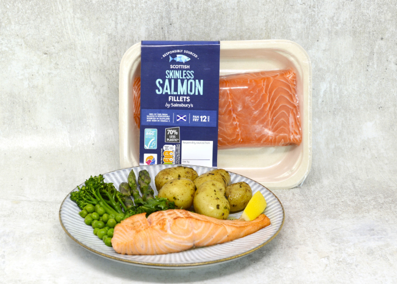 Fish and chicken packaging revamp reduces plastic waste by almost 700 tonnes at Sainsbury's