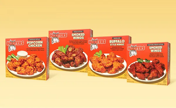 Hooters launches line of frozen appetizers and snacks