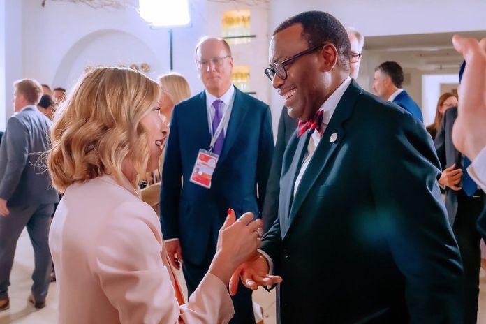 Italy - African Development Bank Group, met on the sidelines of G7