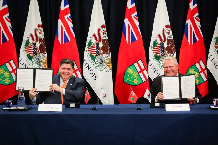 Ontario - Illinois sign agreement to boost trade and investment