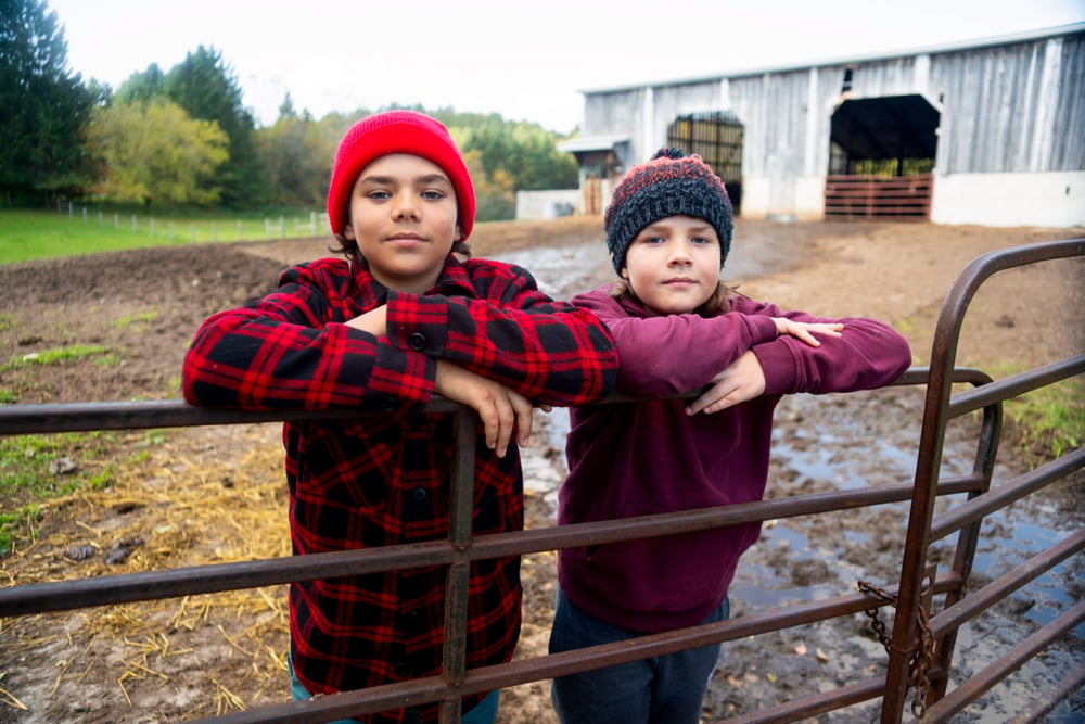 Raising children on a farm comes with a unique set of challenges.