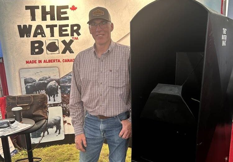 Energy-free winter livestock waterer showcased at Ag in Motion