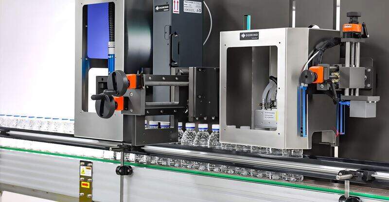 Domino launches bottle closure printing station for labelless water bottles