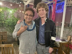 Vikram Vij and Mick Jagger