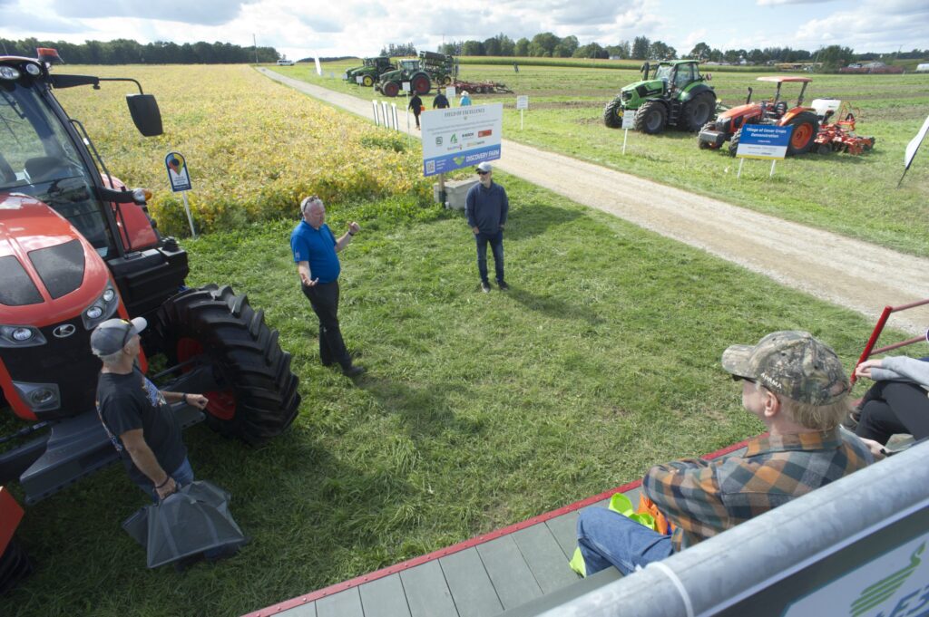 Learn about new research in the field during tour