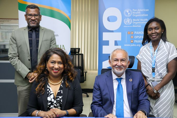 CARPHA - PAHO subregional director commit to continued collaborations to improve public health in the Caribbean