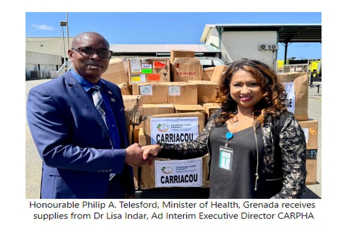 CARPHA donates public health supplies to Grenada