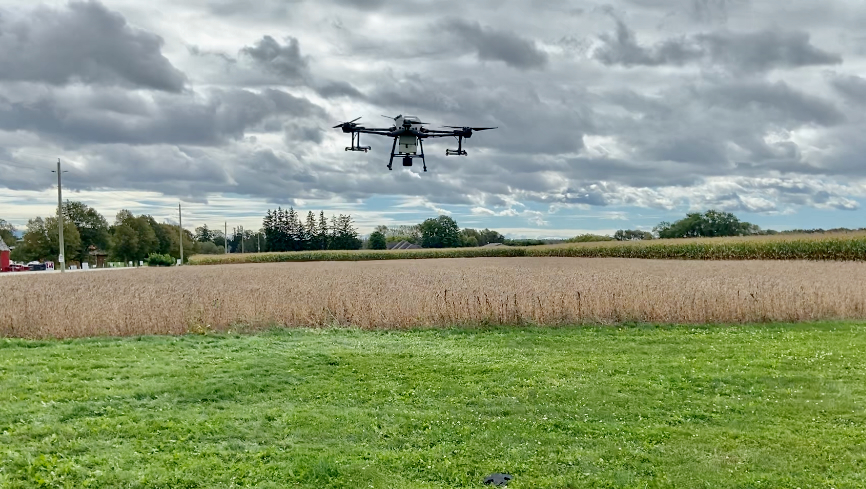 Drones have been shown at Canada's Outdoor Farm Show, with more interest as more uses are found. 