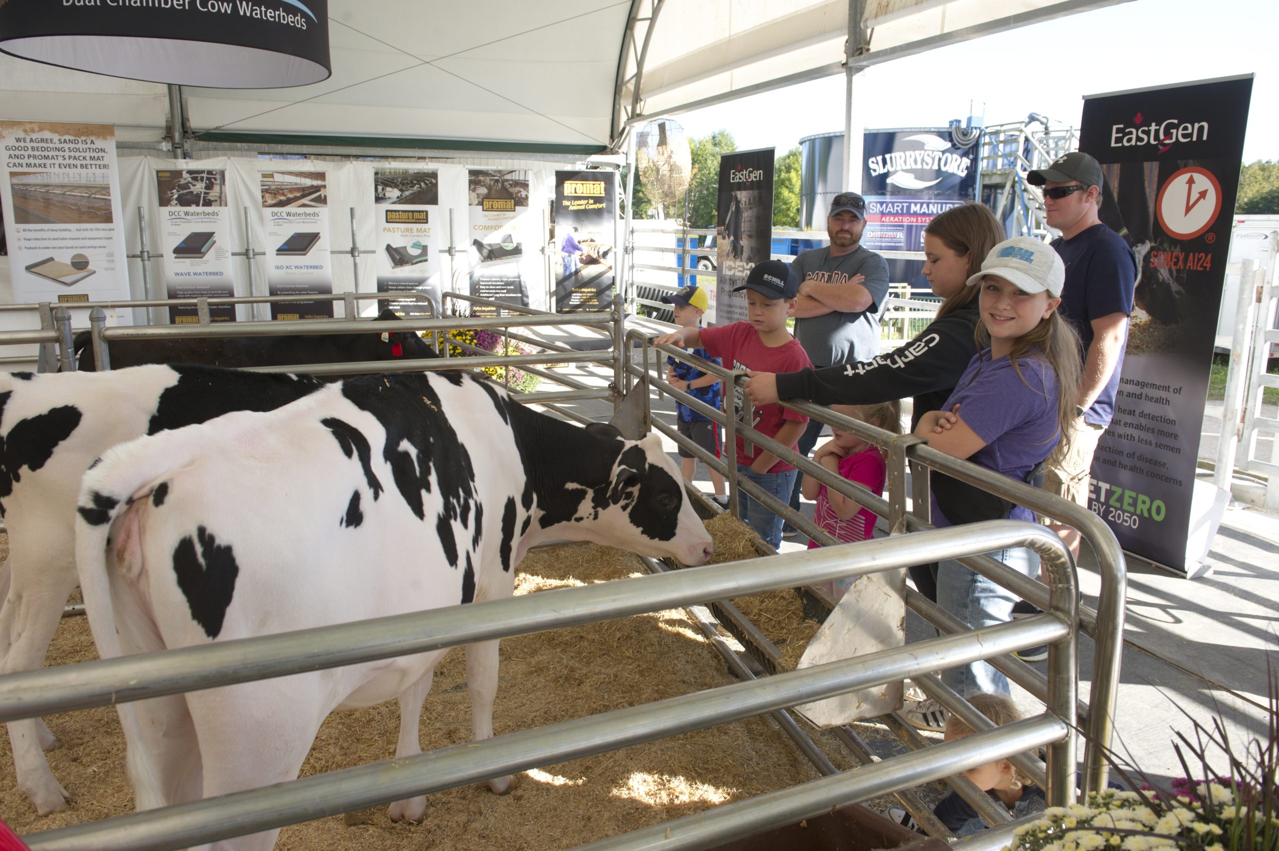 Visitors will get a look into the latest in dairy technology and products focusing on animal comfort and improved productivity.