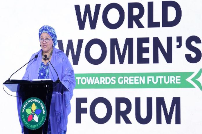  UN deputy chief urges action on gender equality at World Women's Forum