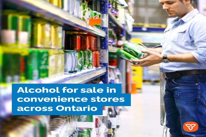 Convenience stores across Ontario can now sell Beer, Wine, Cider and ready-to-drink beverages