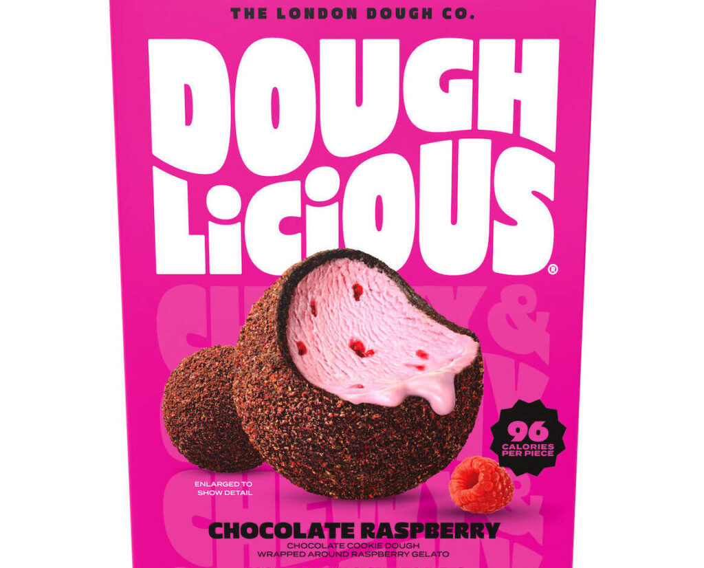 Doughlicious launches new Chocolate Raspberry Cookie Dough & Gelato Bites