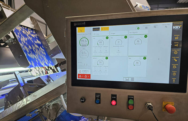 Key Technology's Compass optical sorter helps nut processors protect food safety and quality