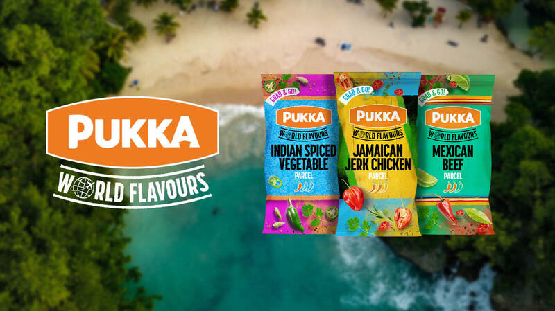 Pukka launches grab-and-go food parcels inspired by global flavours