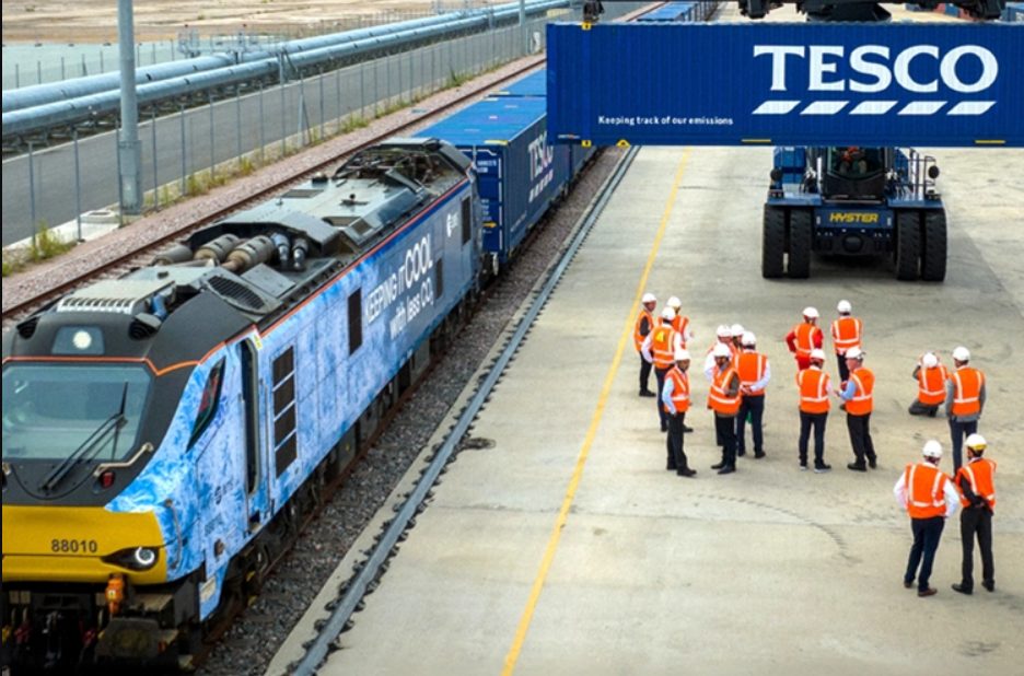 Tesco's Rail Network: A Sustainable Solution for Deliveries