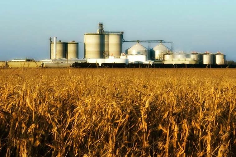 Valero Energy’s ethanol plant at Aurora, S.D., about 90 km north of Sioux Falls. (Valero.com)
