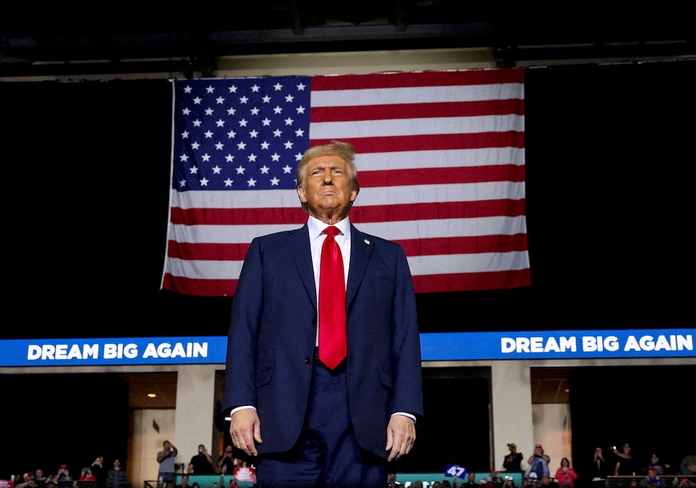 President-elect Donald Trump attends a campaign event, in Allentown, Pennsylvania, U.S., October 29, 2024.  Photo: Reuters/Brendan McDermid/File
