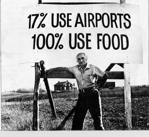 Doc Godrey, chair of People over Planes, the group that started the original protest of the expropriation of the Pickering airport lands in 1972.