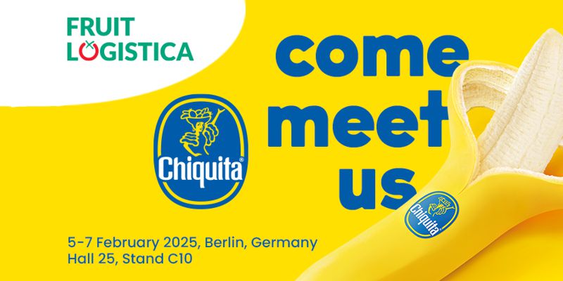 Chiquita to Showcase Sustainability Leadership and Innovative “Pop by Nature” Campaign at Fruit Logistica Berlin 2025