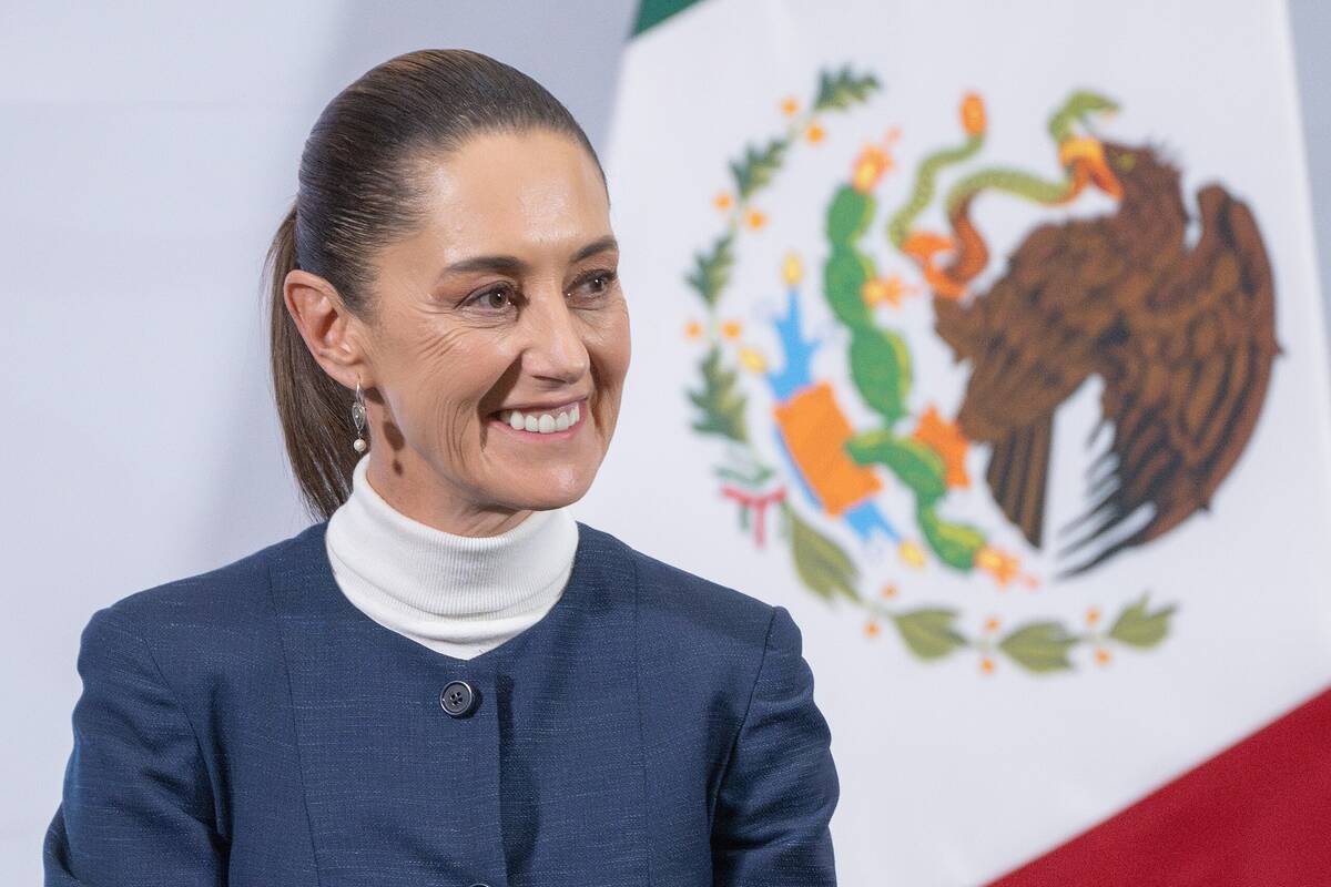 Mexican President Claudia Sheinbaum sees more trade between Canada and Mexico following tariff hit. Photo: Eneas De Troya/Creative Commons
