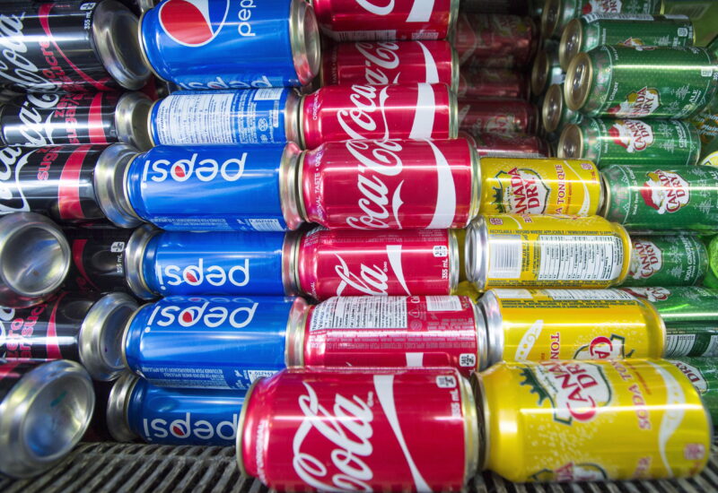 Sugary drinks are seen at a store Wednesday, Dec. 13, 2017, in Montreal. THE CANADIAN PRESS/Ryan Remiorz