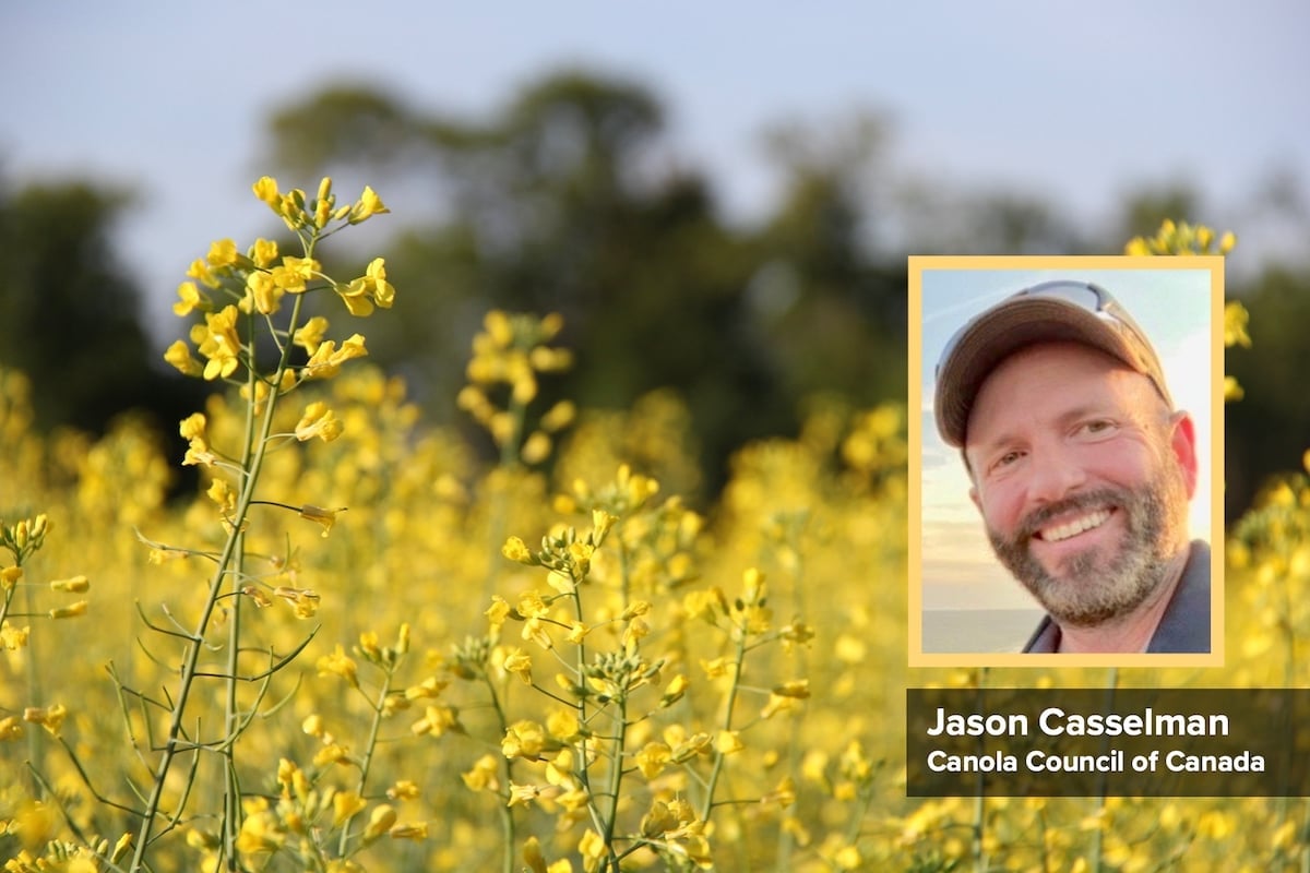 Agronomist Jason Casselman.