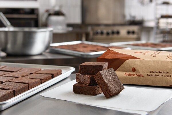 Brownie made using Ardent Mills Cocoa Replace.