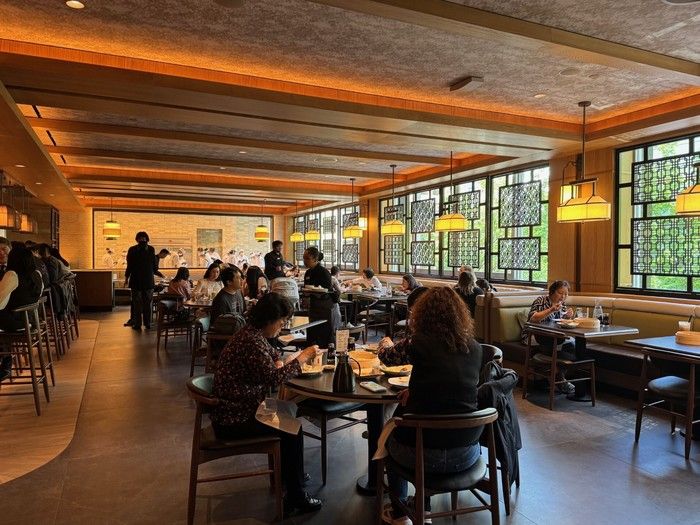 A busy lunch service at Din Tai Fung in Vancouver on May 6, 2025.