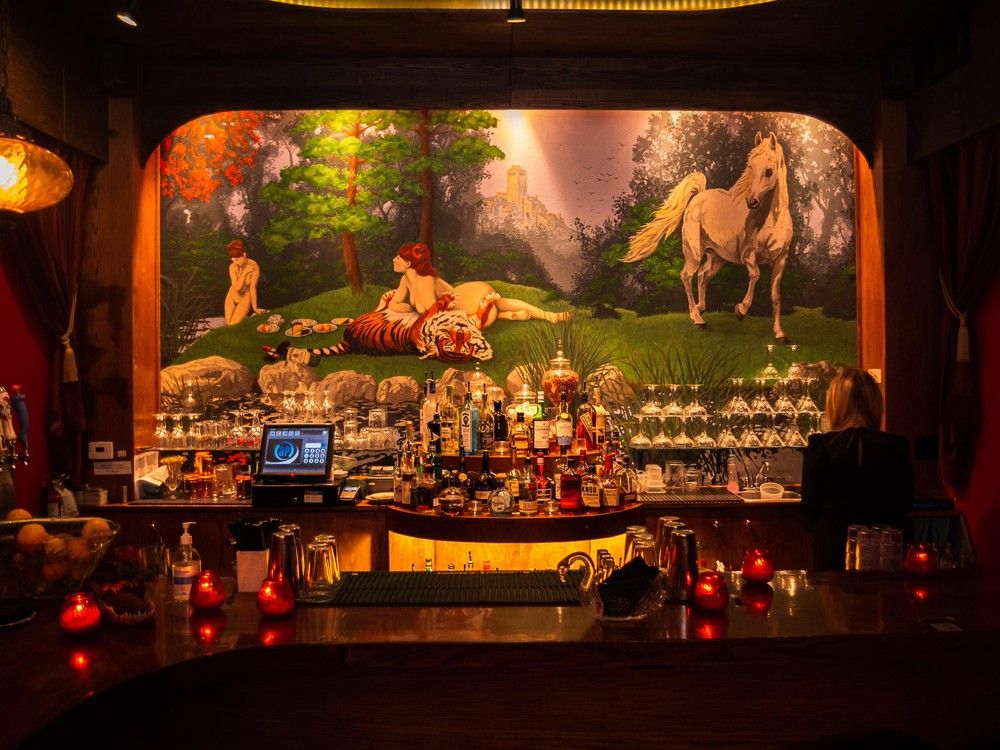 A staid office storefront hides Key Party, a sexy Main Street speakeasy. 