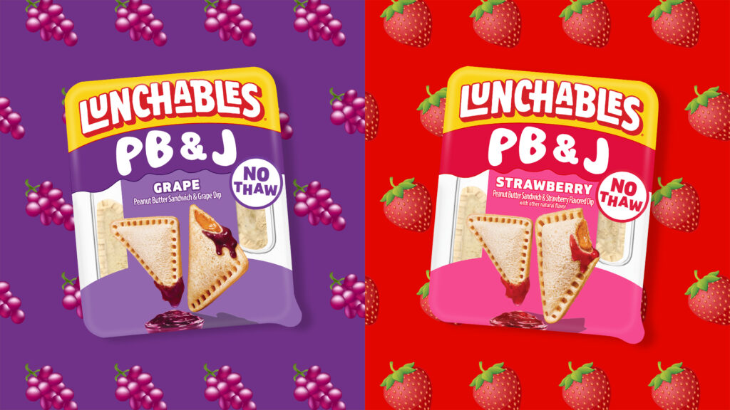 Lunchables reinvents PB&J with new no-thaw crustless snack