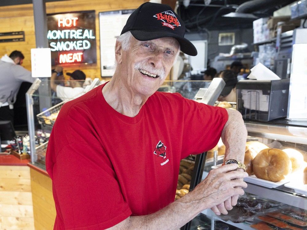  Joel Siegel at first did everything in his bagel shop, including chopping the wood for the oven.