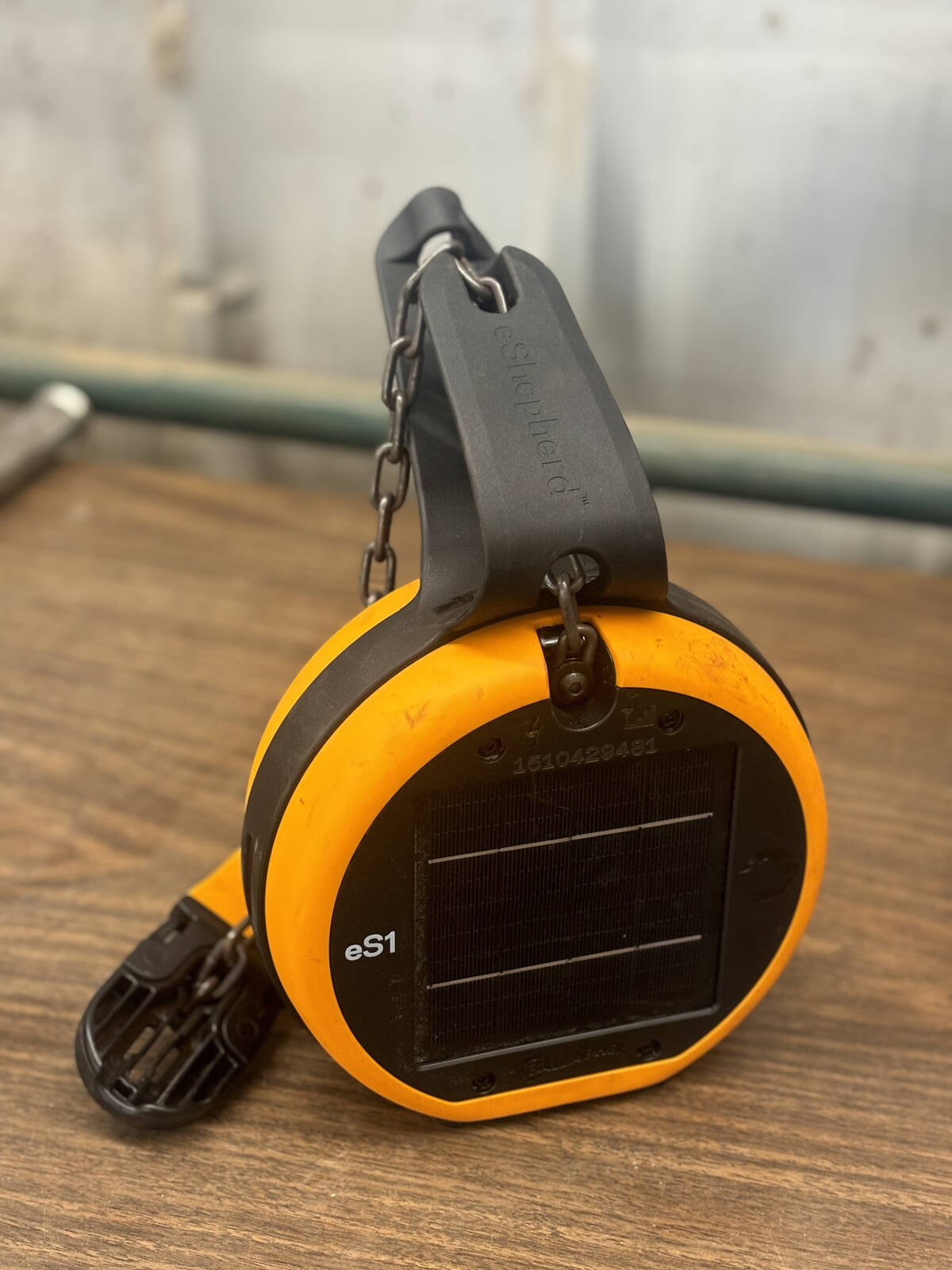 The Gallagher eShepherd virtual fencing collar.