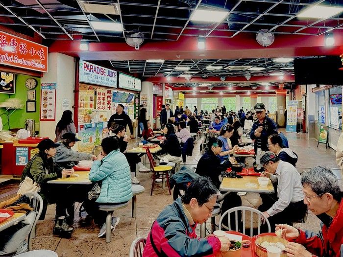 The Crystal Mall food court in Burnaby. 
