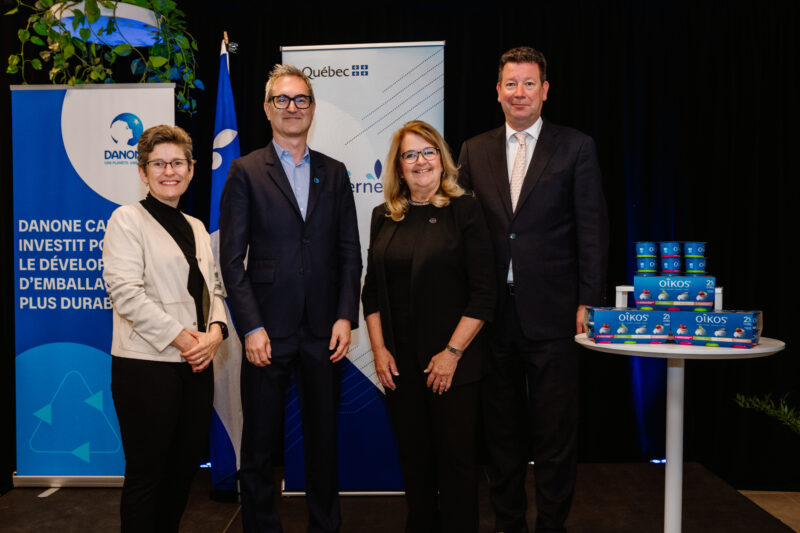 Danone Canada invests $9M in Boucherville plant for PET yogurt cups