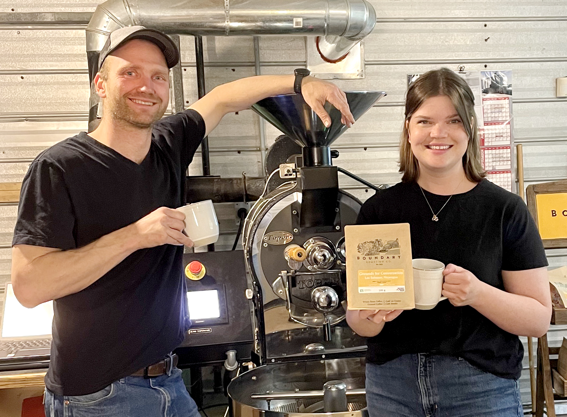 Arend and Paige Haverkamp, co-founders of Boundary Roasting Co., have partnered with Agriculture Wellness Ontario to support mental health in Ontario's agriculture community. The company will make a donation to the organization from each sale of a new coffee called 'Grounds for Conversation'.  