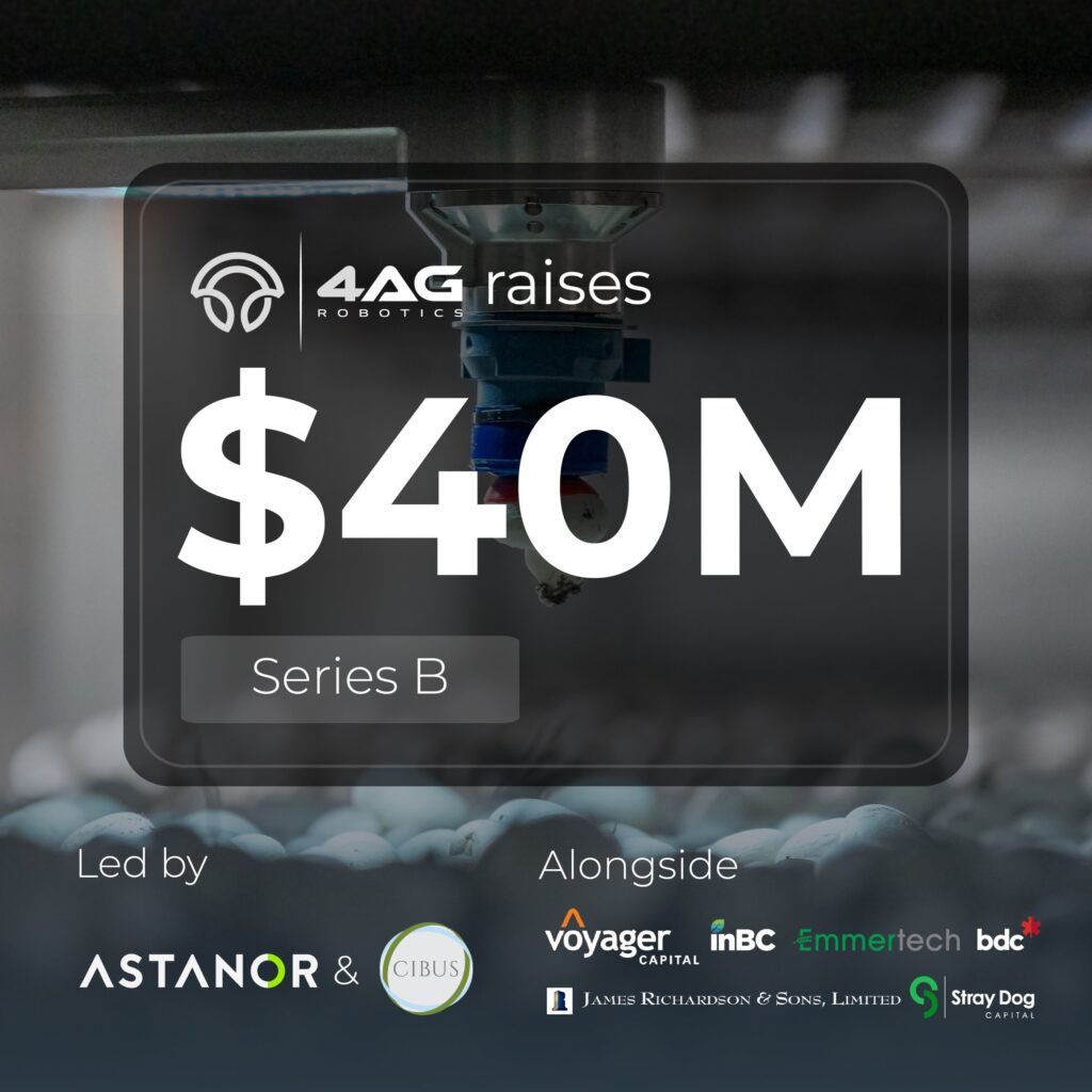 4AG Robotics Raises $40M In Series B Financing