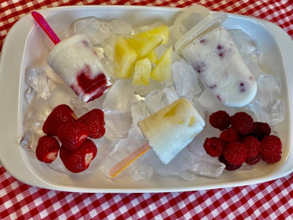 yogurt popsicle