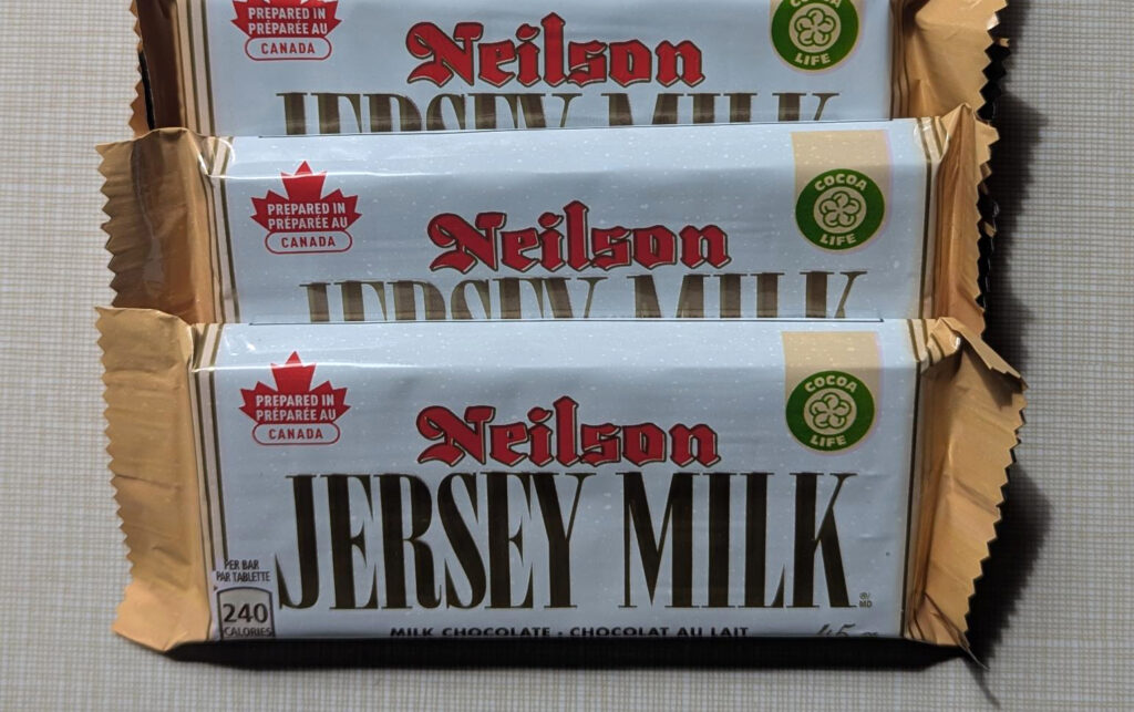 Jersey Milk chocolate bars are shown in this recent photo. Mondelez Canada Inc. says it's no longer producing Jersey Milk chocolate bars. THE CANADIAN PRESS/Kevin Jung