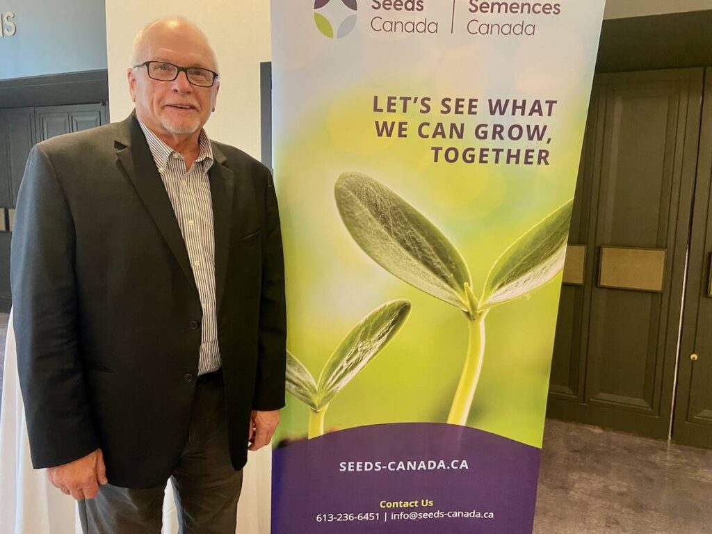 Barry Senft is stepping down as CEO of Seeds Canada after four years.. Photo: John Greig