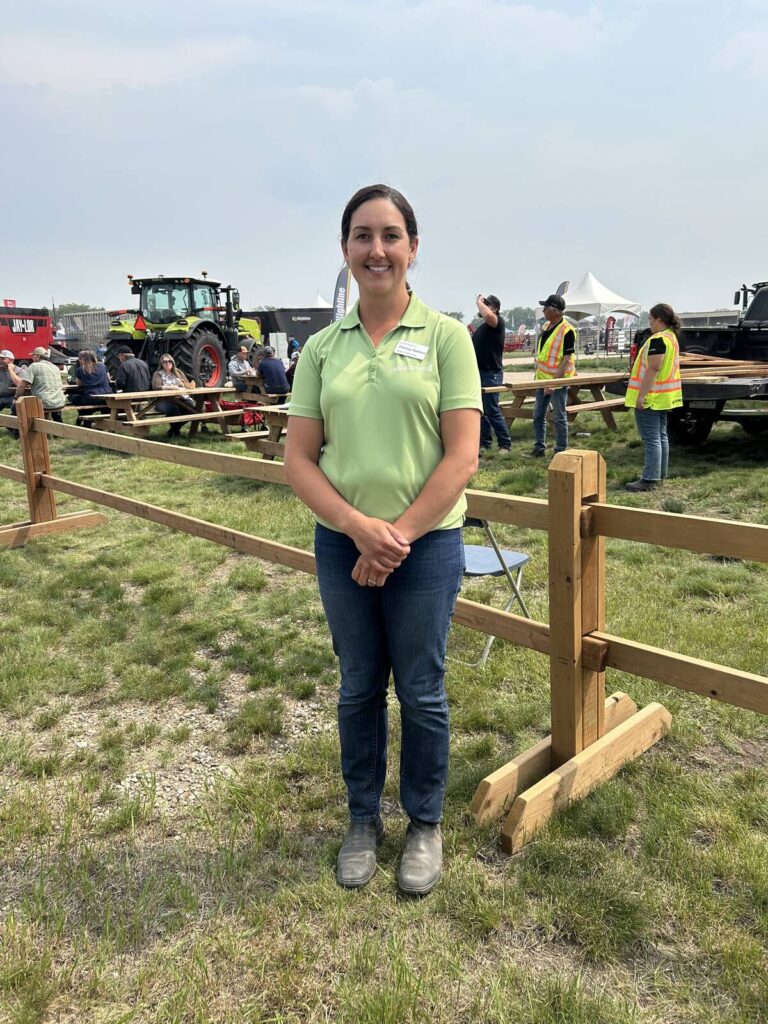 Chelsey Siemens, livestock and feed extension specialist with Saskatchewan Ag, at Ag in Motion 2025