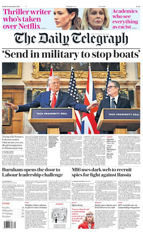 Telegraph splash