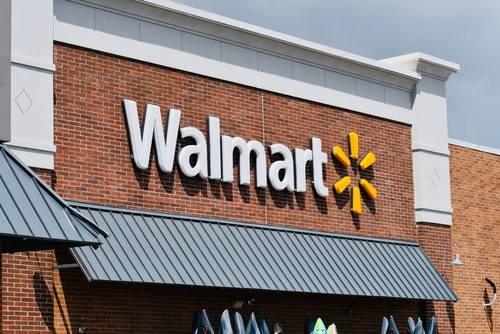 Walmart storefront in the United States, representing retail locations affected by listeria outbreak in ready-to-eat meals