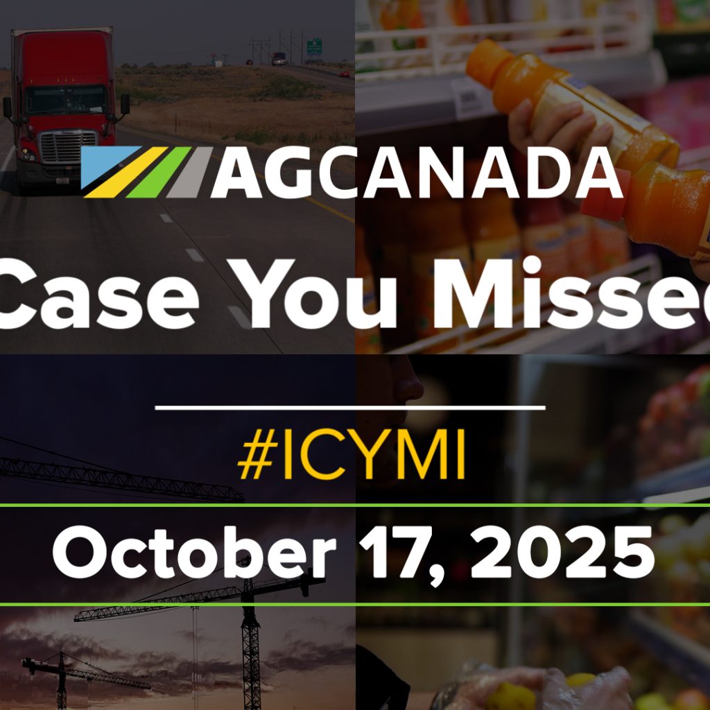 Title card for In Case You Missed it national agriculture news recap.