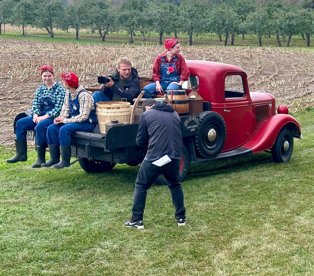 The documentary We Lend a Hand uses reenactment to help share the stories of 20 women who worked as farmerettes during the war. Photo: We Lend a Hand.