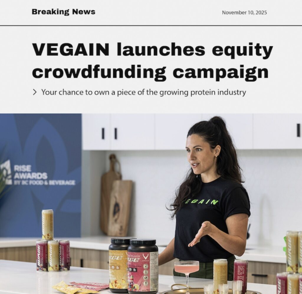 VEGAIN Nutrition Inc. Launches Equity Crowdfunding Campaign