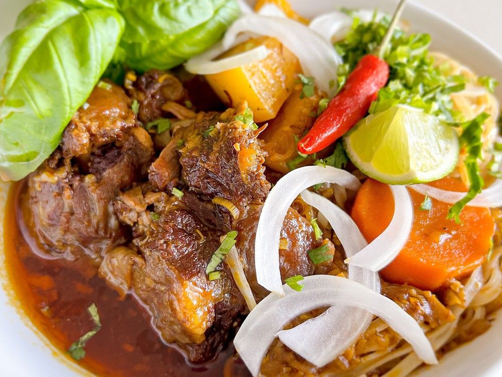 Vitenamese beef stew, Bo Kho, is a hearty dish full of flavour, especially when made with oxtail.