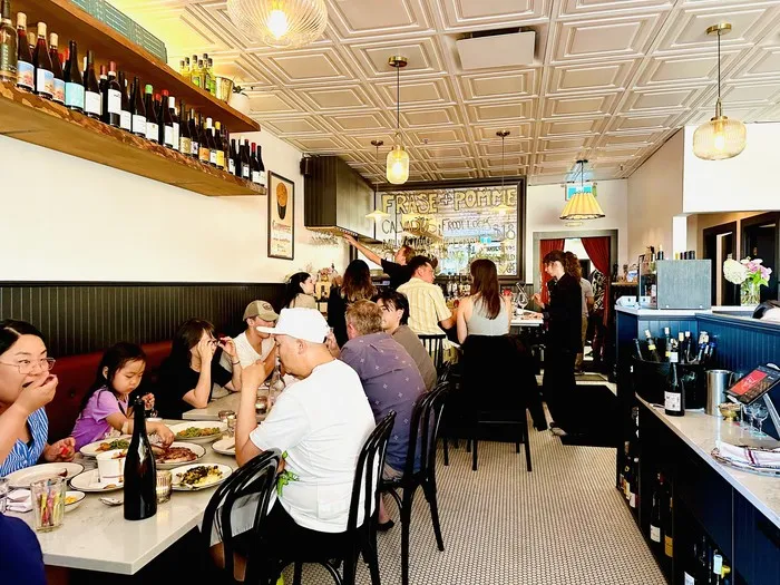 The Chez Celine dining room. 