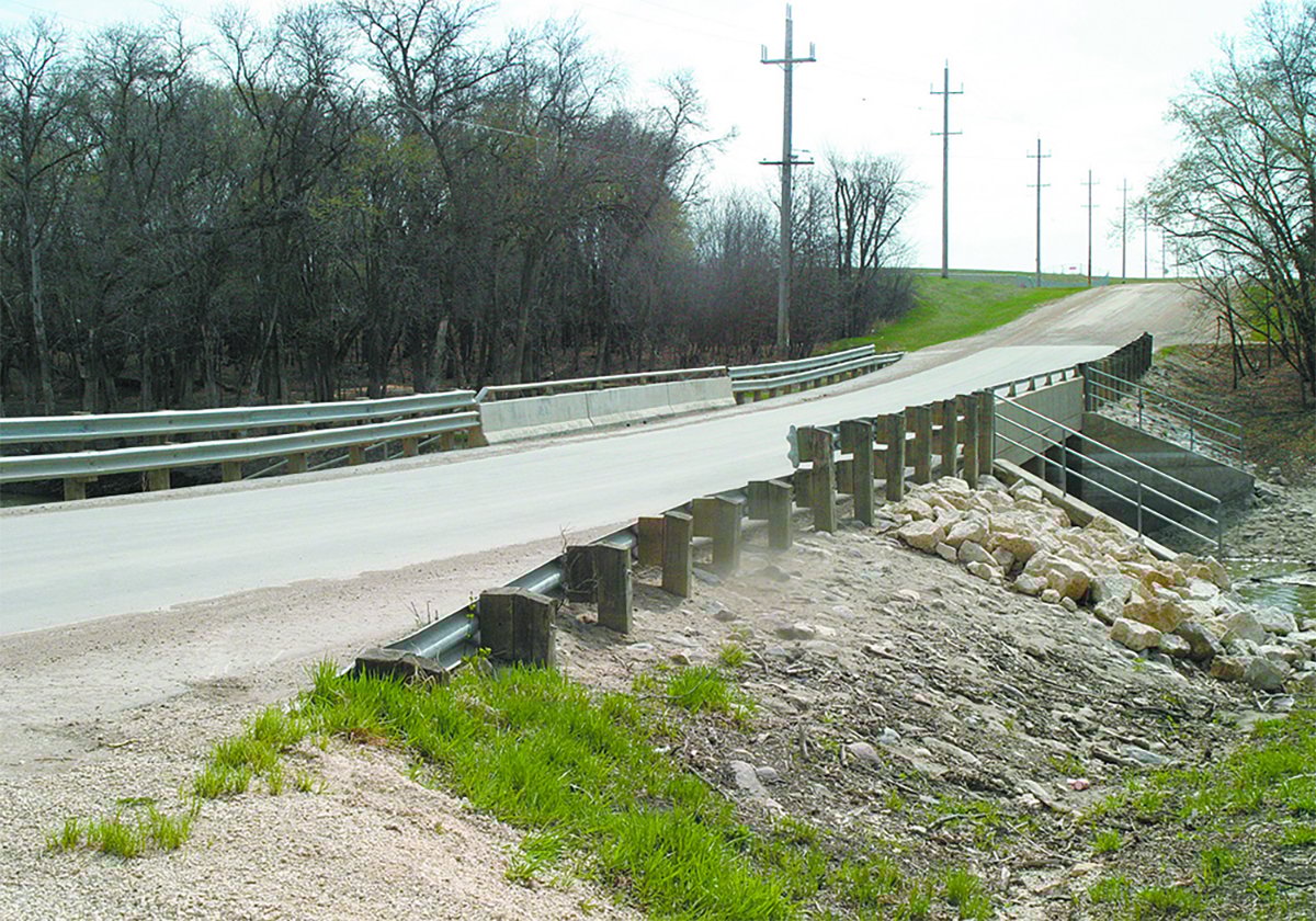 A small bridge in the country.